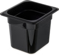 1/6-Size Polycarbonate Food Pan Pack of 6 - Durable Catering Storage