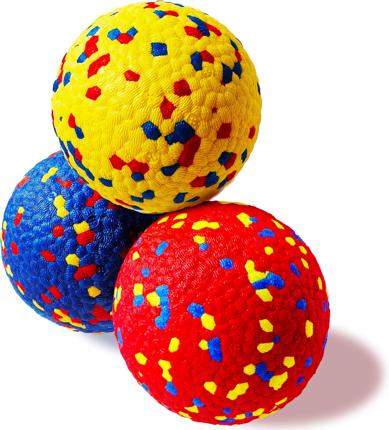 Durable Dog Toy Balls Trio - Teething Tease