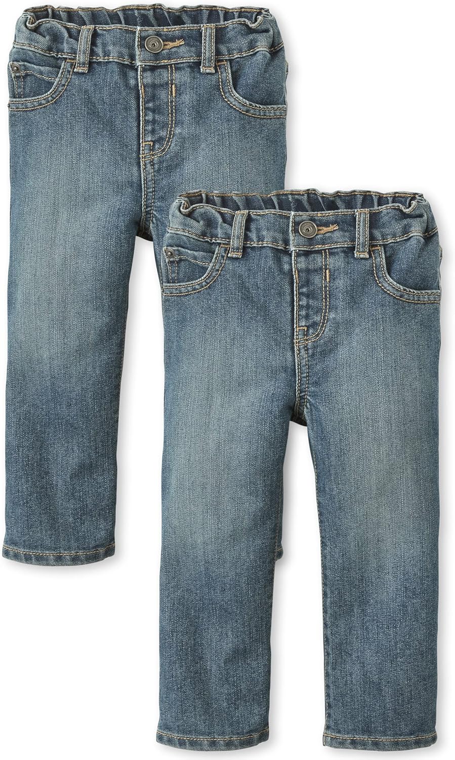 Baby Boys' and Toddler Bootcut Jeans for Comfy Everyday Wear