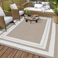 Outdoor Rug 8x10 Waterproof Reversible Patio Rug - Durable Straw Mat