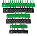 HANSEN 6 Pack 2 Row Socket Holders - Keep Sockets Organized