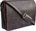 Leather Messenger Bag for Men 16ft Full Grain Leather Laptop Bag