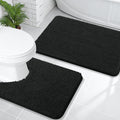 OLANLY Chenille Bath Mat Set for Cozy Comfort and Chic Décor