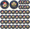 40 Pcs Military Challenge Coins Bulk Veteran Thank You Coins - Value