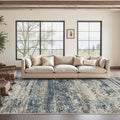Washable Area Rug with Anti-Slip Backing for Living Room