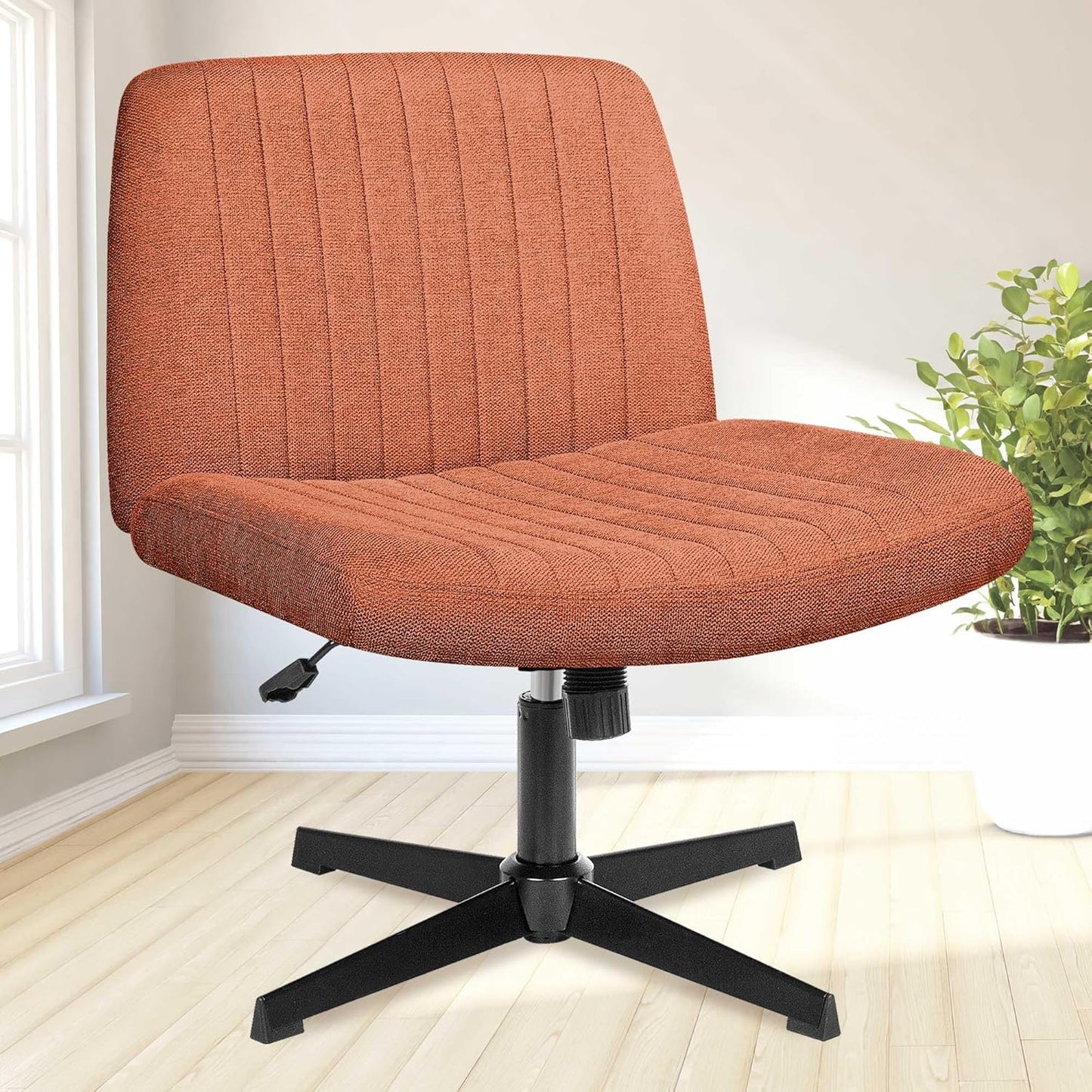 NEO CHAIR Criss Cross Chair Armless Wide Comfy Office Desk