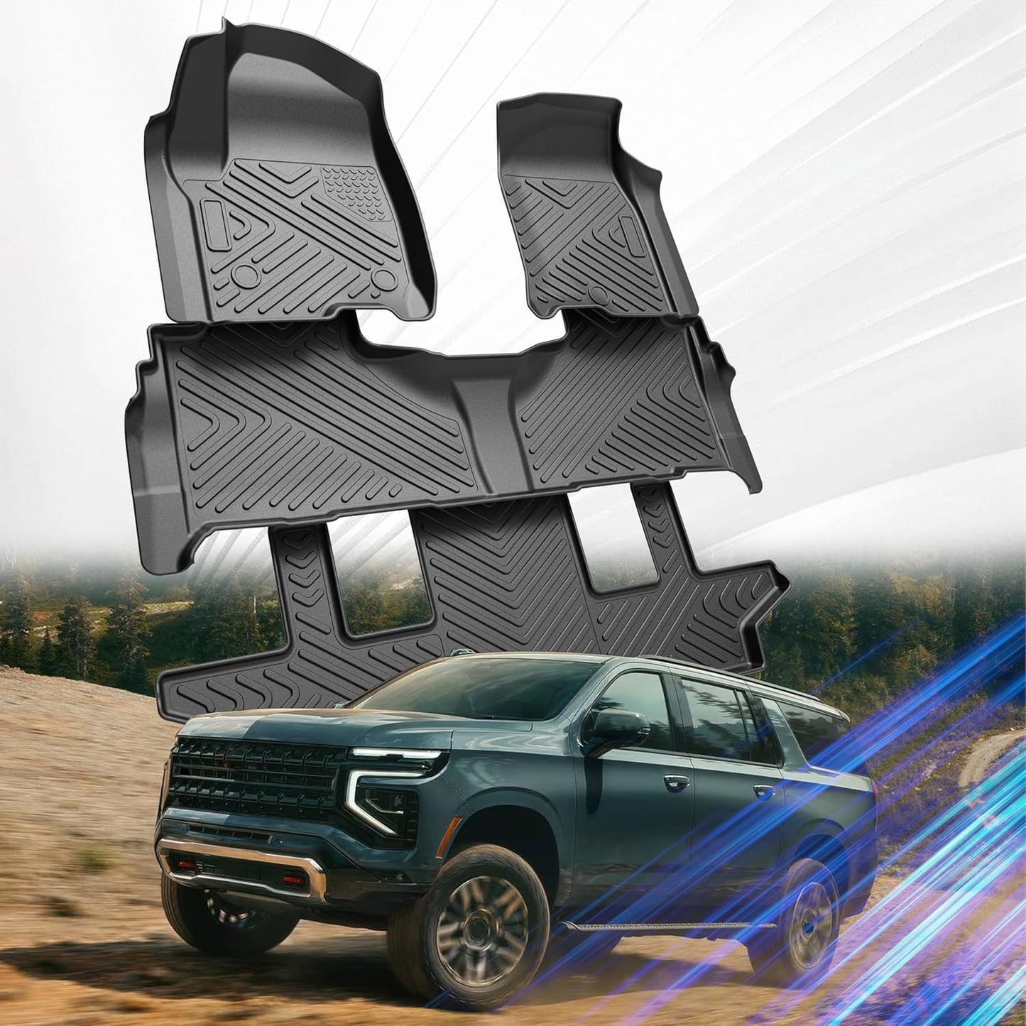 Custom Fit Floor Mat for 2021-2024 Chevrolet Suburban & GMC Yukon XL
