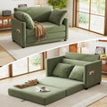 51in Loveseat Sleeper Sofa Bed - Compact Convertible Floor Couch