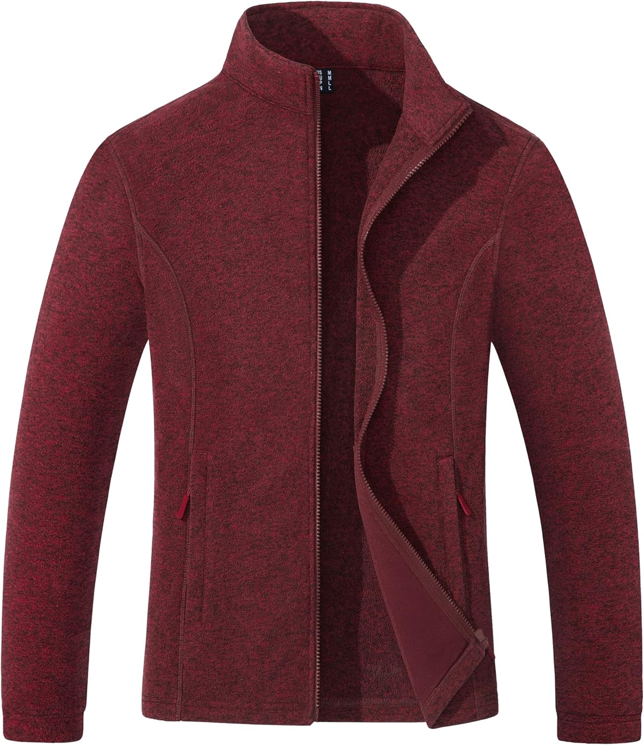 MAGCOMSEN Fleece Jacket Women Zip Up Lightweight Soft Polar Warm