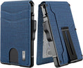 umoven Wallet for Men - Slim RFID Bifold with Money Clip (Dark Blue