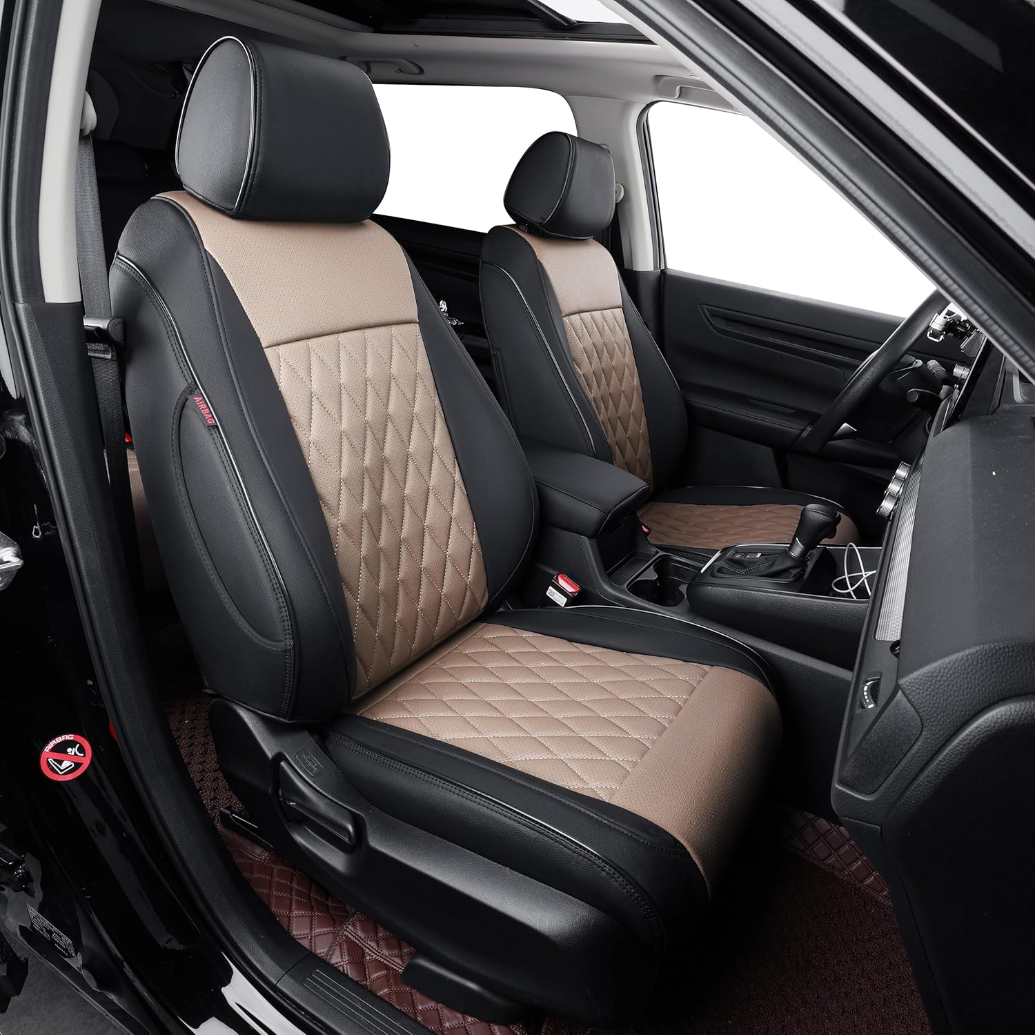 Custom Fit Leather Car Seat Covers for Honda CRV 2017-2022