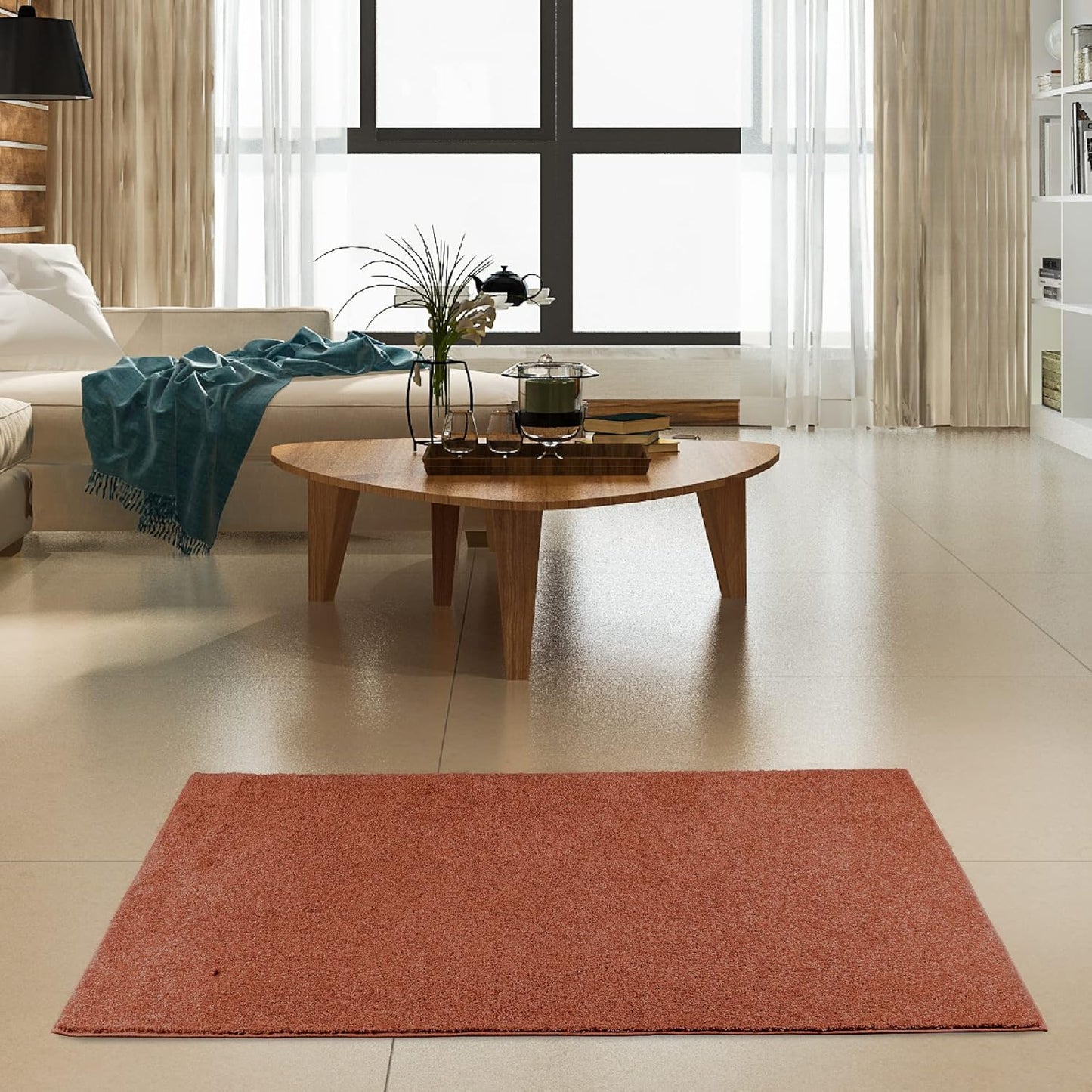 Ambiant Pet Friendly Solid Color Area Rugs for Every Room