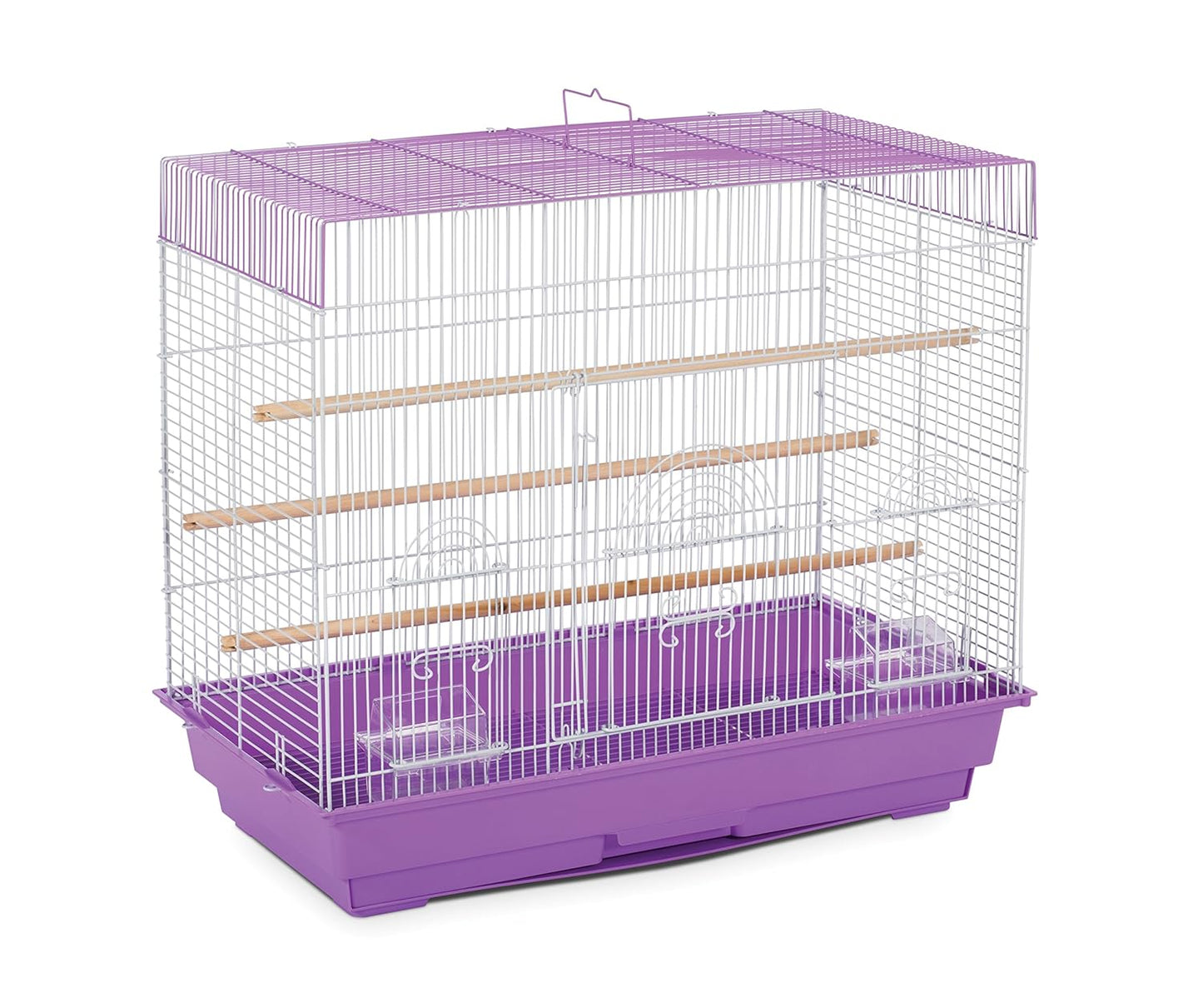Prevue Pet Products Flight Cage for Small Birds - Lilac/White
