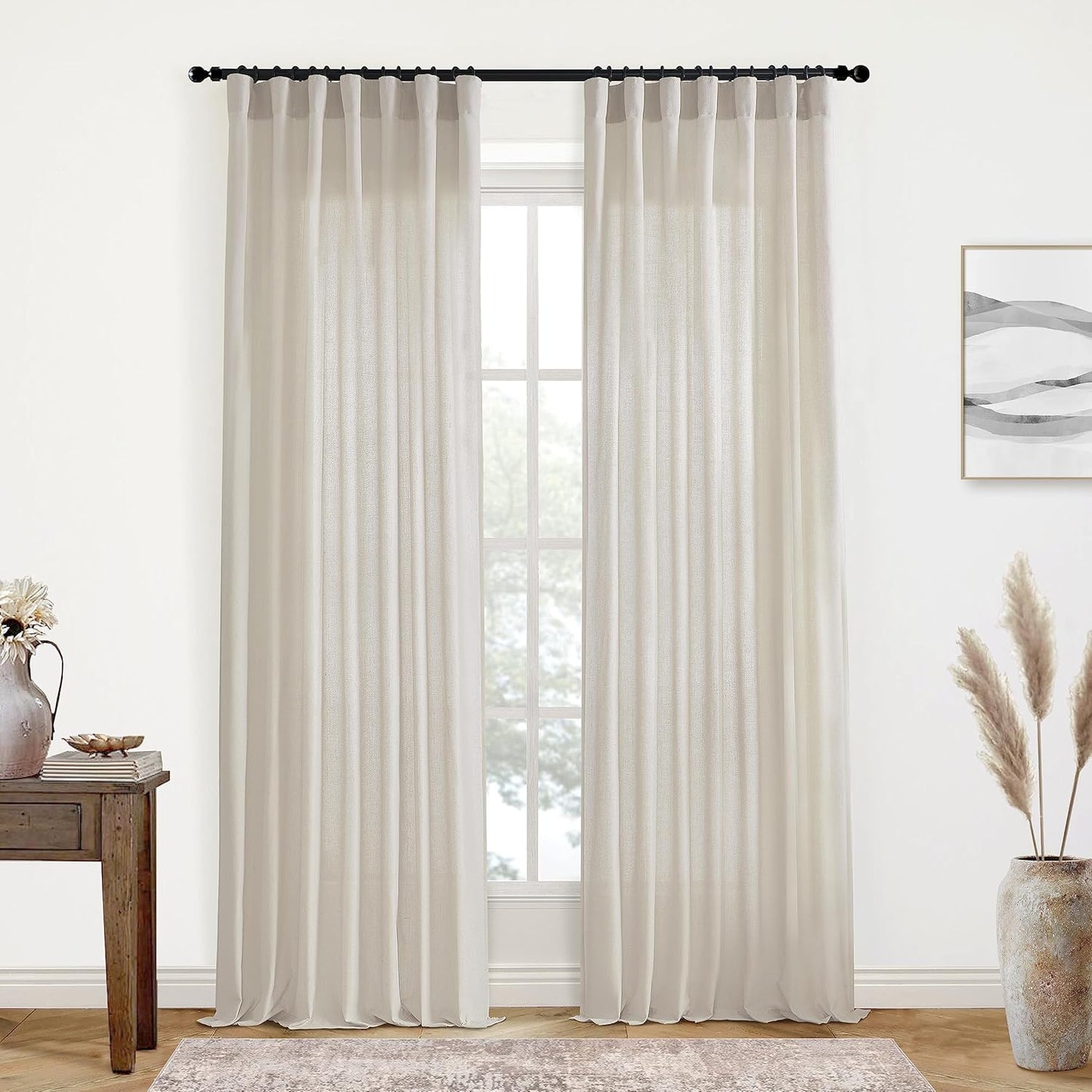 XTMYI Floor to Ceiling Curtains for Modern Living Spaces