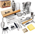 Barillio Bar Tool Set Pro Edition - 32-Pc Stainless-Steel Cocktail Kit