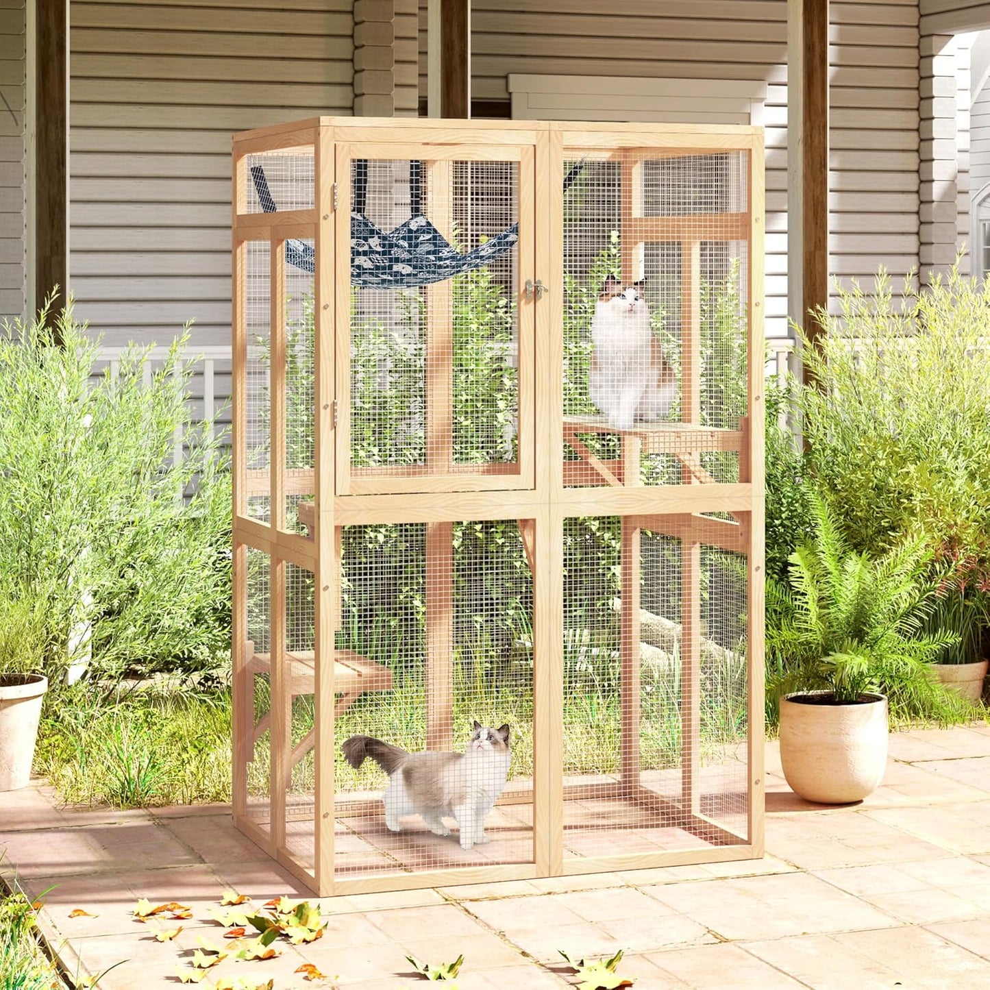 Catio Outdoor Cat Enclosure for Interactive Play and Relaxation