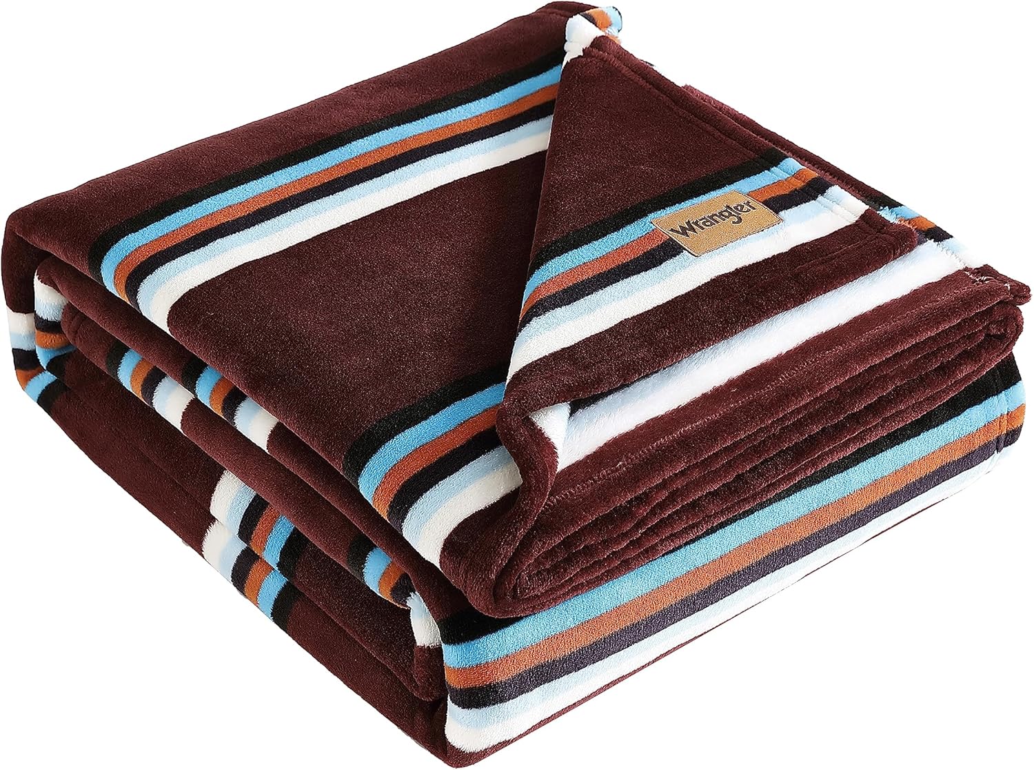 Wrangler Twin Blanket, Soft Plush Fleece Bedding for Comfort