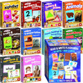 Flash Cards for Toddlers 2-4 Years Jumbo Learning Box Set - Real