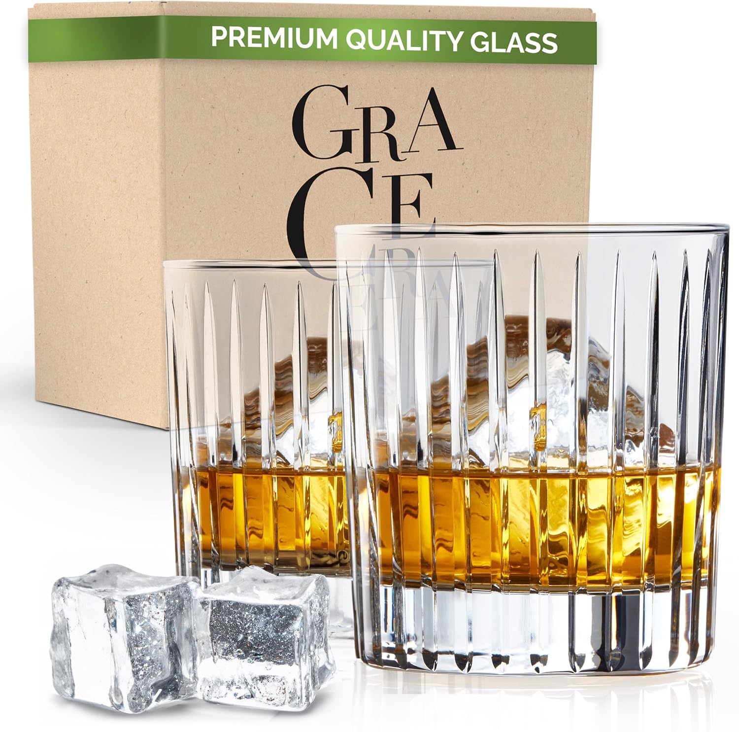 GRACE ERA Whiskey Glasses Set - Perfect Pairing