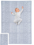 Stylish Baby Play Mat for Baby Boy or Girl - Large Soft Foam Playmat