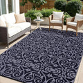 Outdoor Rug Waterproof 8x10 ft Reversible Patio Mat - Durable