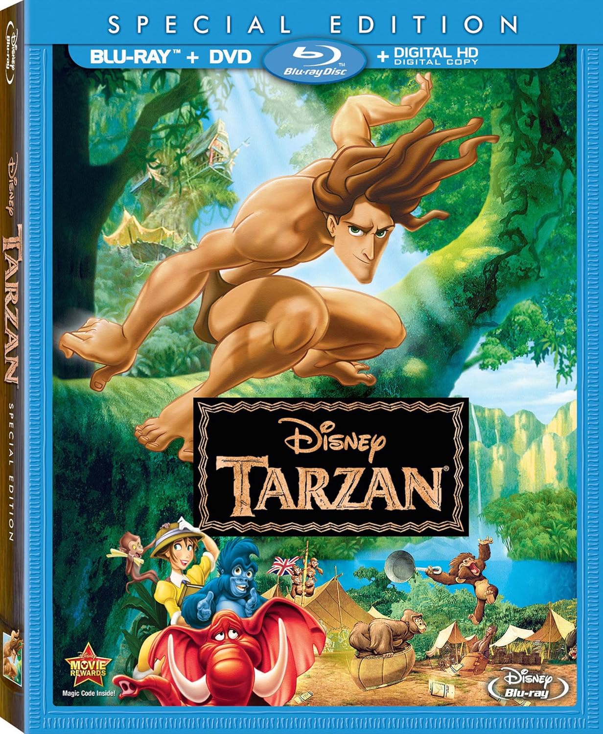 Tarzan Blu-Ray - A Timeless Animated Adventure for All Ages