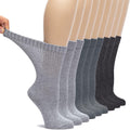 Women's Easy Fit Diabetic Crew Socks by Hugh Ugoli for Comfort