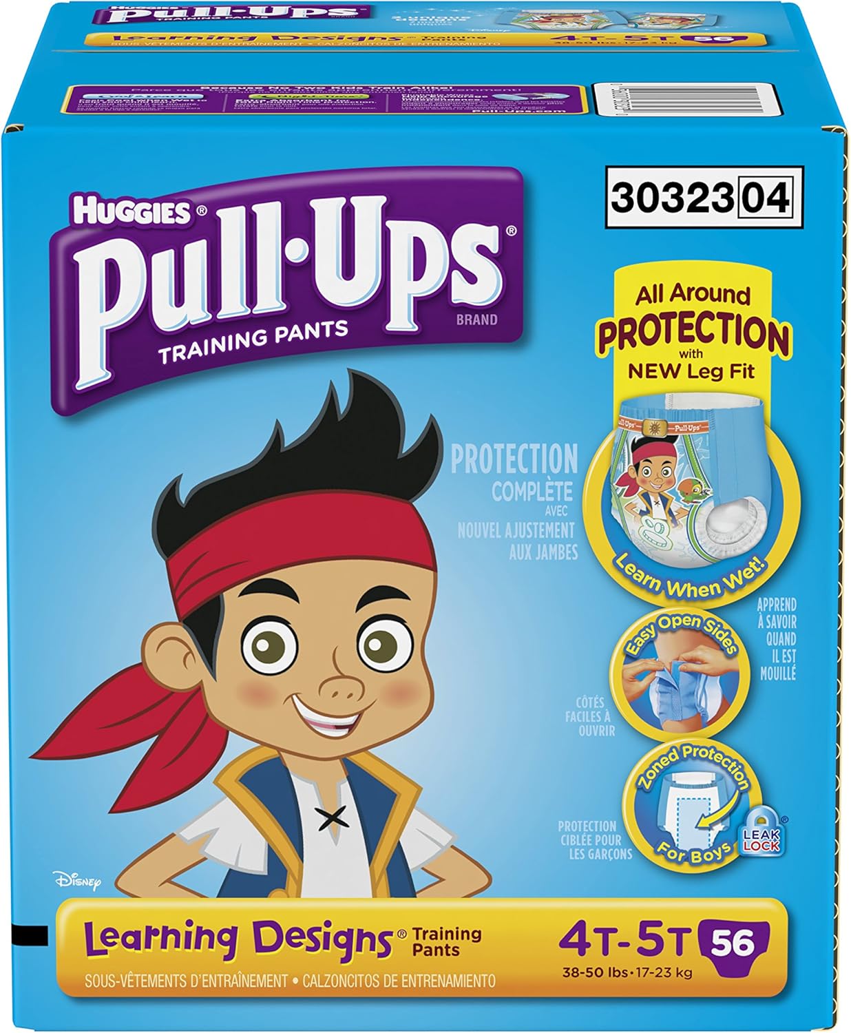 Pull-Ups Training Pants with Learning Designs for Boys, 4T-5T