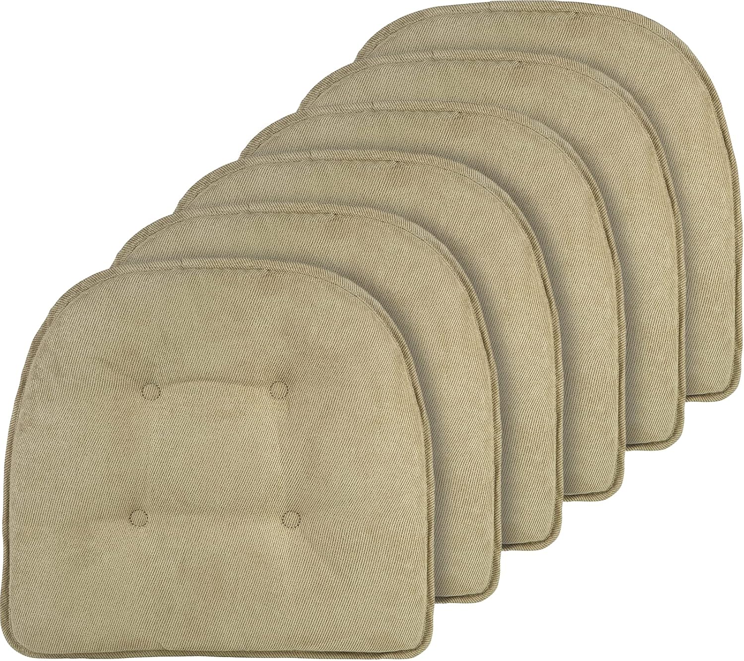 Klear Vu Omega Non-Slip Chair Cushions for Dining and Office
