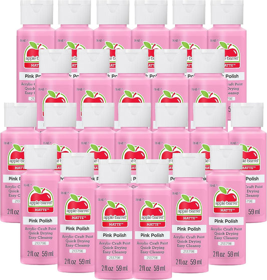 Vibrant Pink Paint Set: Apple Barrel 144-pack