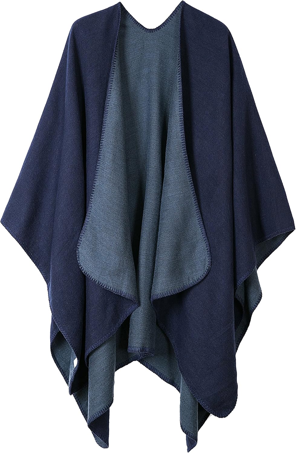 Urban CoCo Women's Color Block Shawl Wrap Poncho Cape Review
