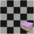 qqpp EVA Rubber 18-Tile Interlocking Puzzle Foam Floor Mat - Baby Play