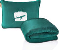 Travel Blanket and Pillow (Teal) - Ultra-Soft 65x40 in Compact Comfort
