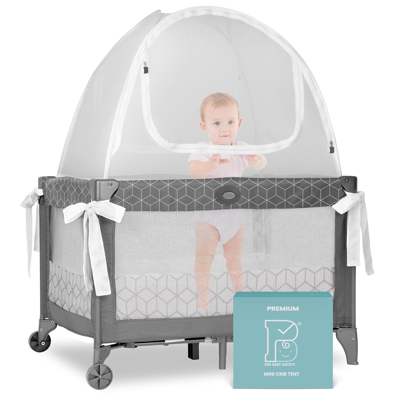 Premium Pack n Play Tent for Safe Sleep and Climbing Prevention