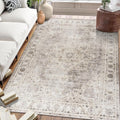 ReaLife Rugs Machine Washable Area Rug 6 ft x 8 ft - Easy Care