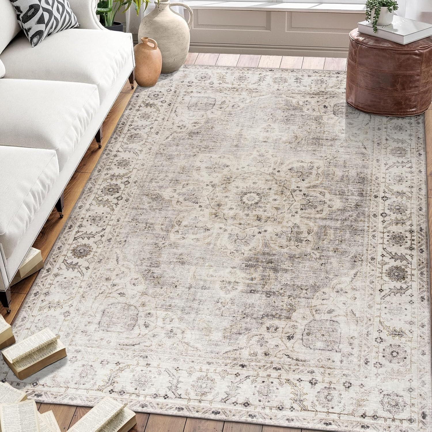 ReaLife Rugs Machine Washable Area Rug for Every Room