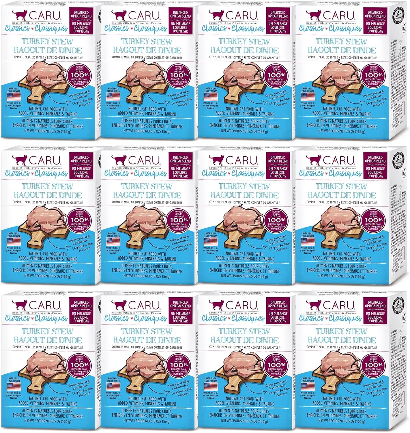 Caru Turkey Stew for Cats - Natural, Healthy Cat Food