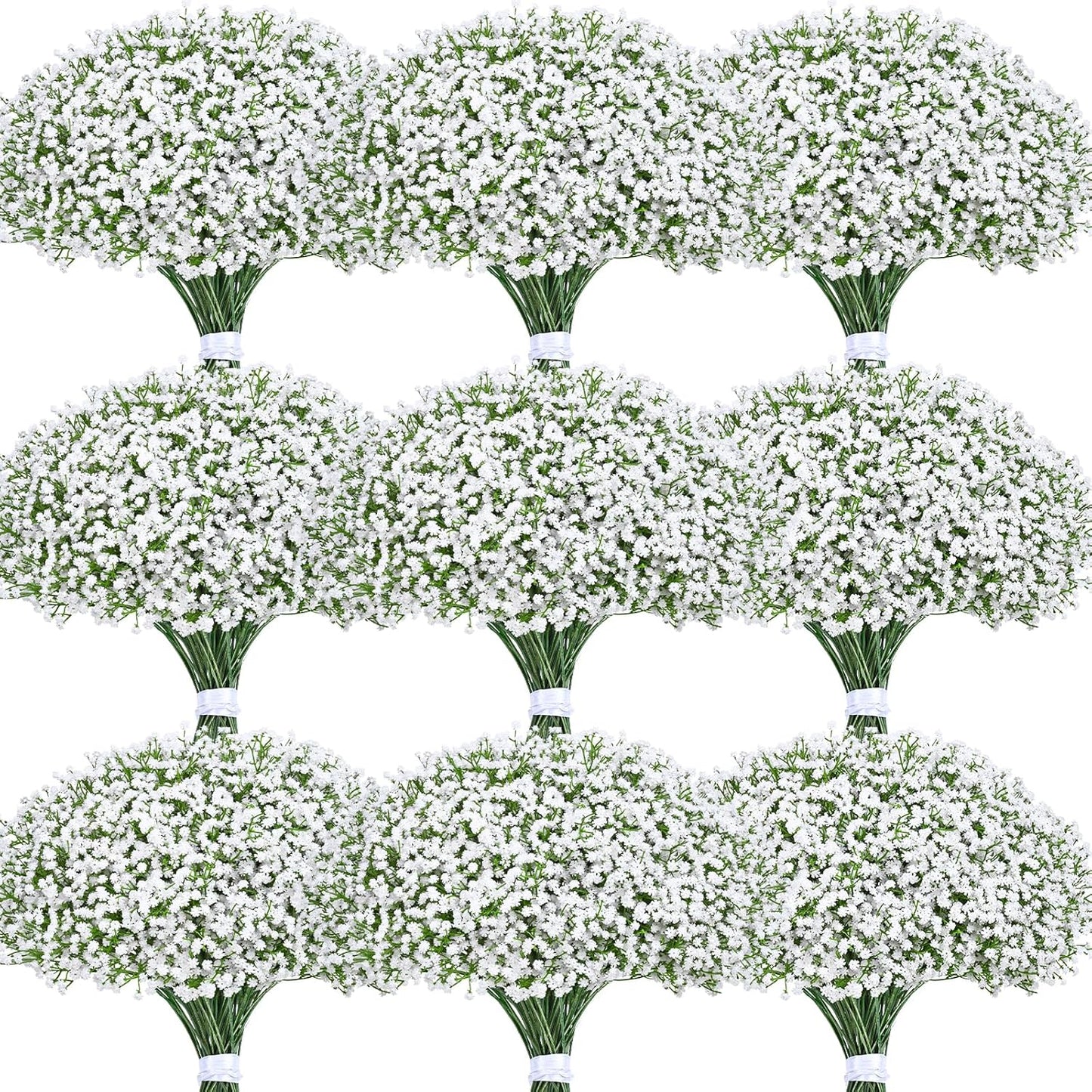 Yastouay 60Pcs Babys Breath Artificial Flowers for Elegant Decor