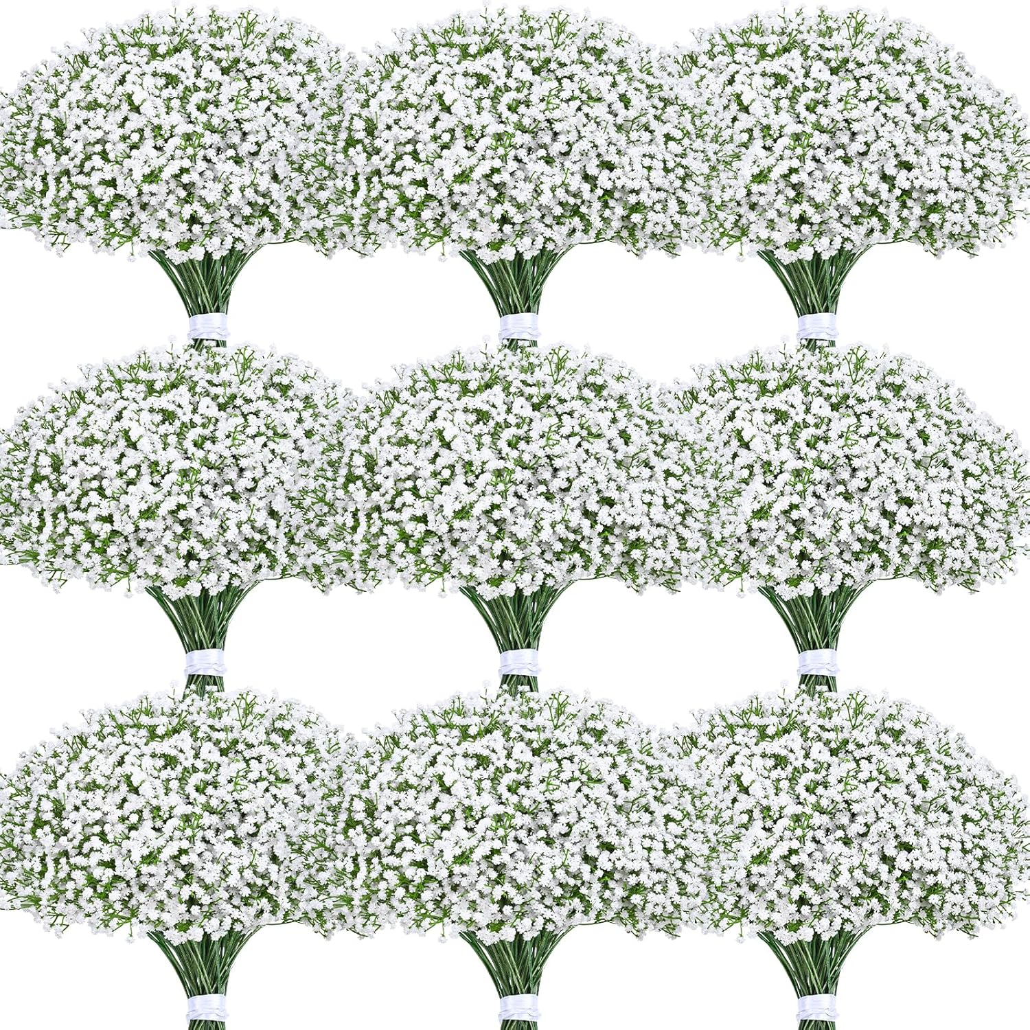 Yastouay 60Pcs Babys Breath Artificial Flowers for Elegant Decor