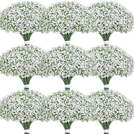 Yastouay 60Pcs Babys Breath Artificial Flowers for Elegant Decor