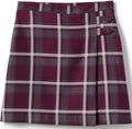 Girls Solid A-line Skirt Below the Knee - Comfortable School Classic