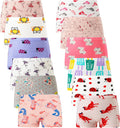 Cadidi Dinos Little Girls Soft Cotton Underwear Pack of 6 - Breathable