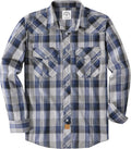 Dubinik Pearl Snap Shirts for Men Long Sleeve Western (Style PF81)