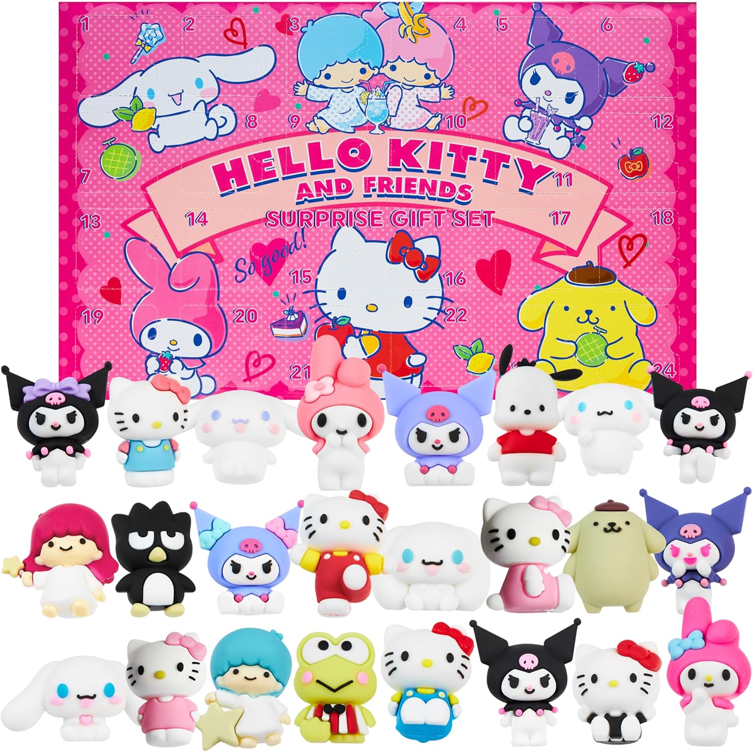 Hello Kitty and Friends Surprise Figurines Box with 24 Pcs