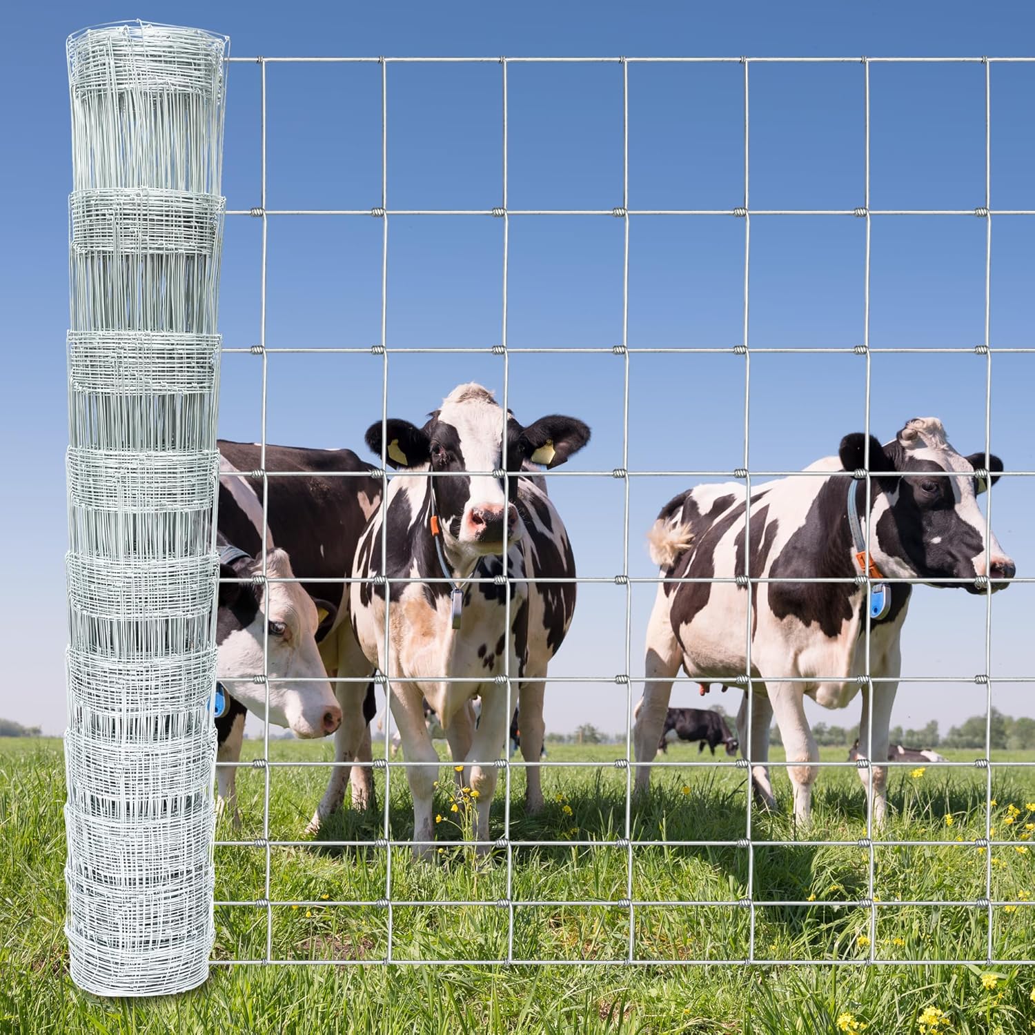 Farm Fence 4ft x 164ft Heavy Zinc Coating for Livestock Safety