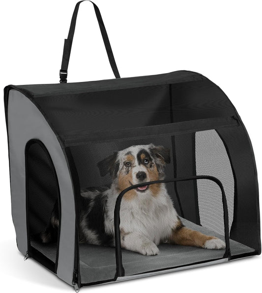 K&H Pet Products Enclosed Large Dog Car Seat for Safe Travel