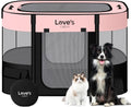 Love's cabin Pet Puppy Dog Playpen Medium - Portable Foldable Tent Pen