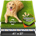 Hompet Dog Grass Pad with Tray for Indoor and Outdoor Use