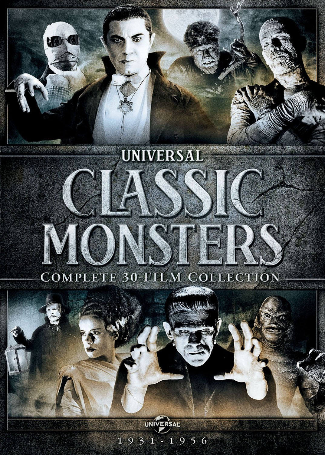 Classic Monsters 30-Film Collection - Timeless Horror Classics