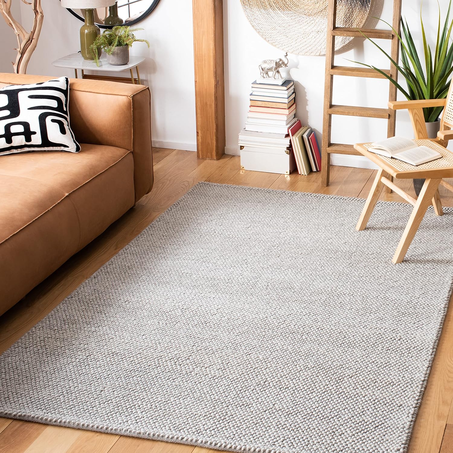 Handmade Wool Blend Area Rug 9x12 - Natura Collection